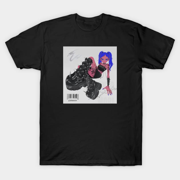 Goth girl T-Shirt by Rk7777